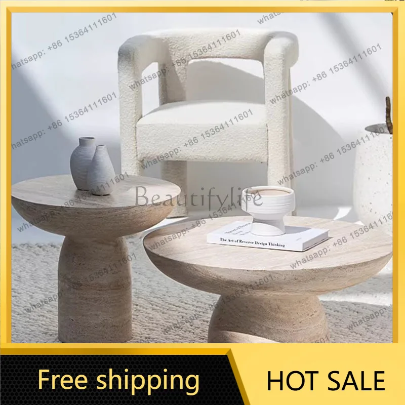 LDMinimalist Unique Side Table Nordic Decoration Modern Designer Books Coffee Table Simple Aesthetic Meubles  Furniture