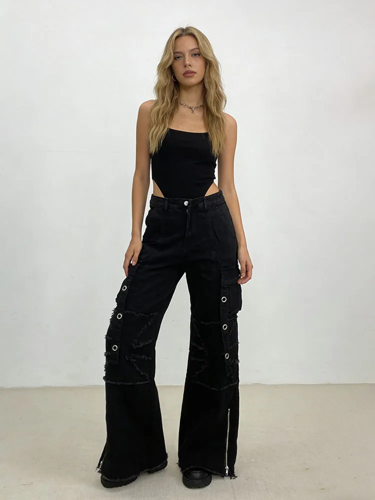 

Instagram-inspired distressed vintage wash streetwear straight-leg jeans for men and women 2026 new arrivals Y2K fashion