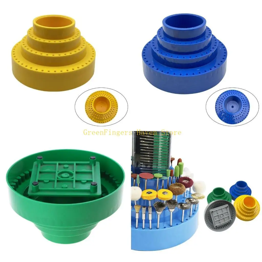 

F68D Удобное решение для хранения для энтузиастов DIY сохраняет аккуратные шлифовальные кусочки и шлифовальные головки
