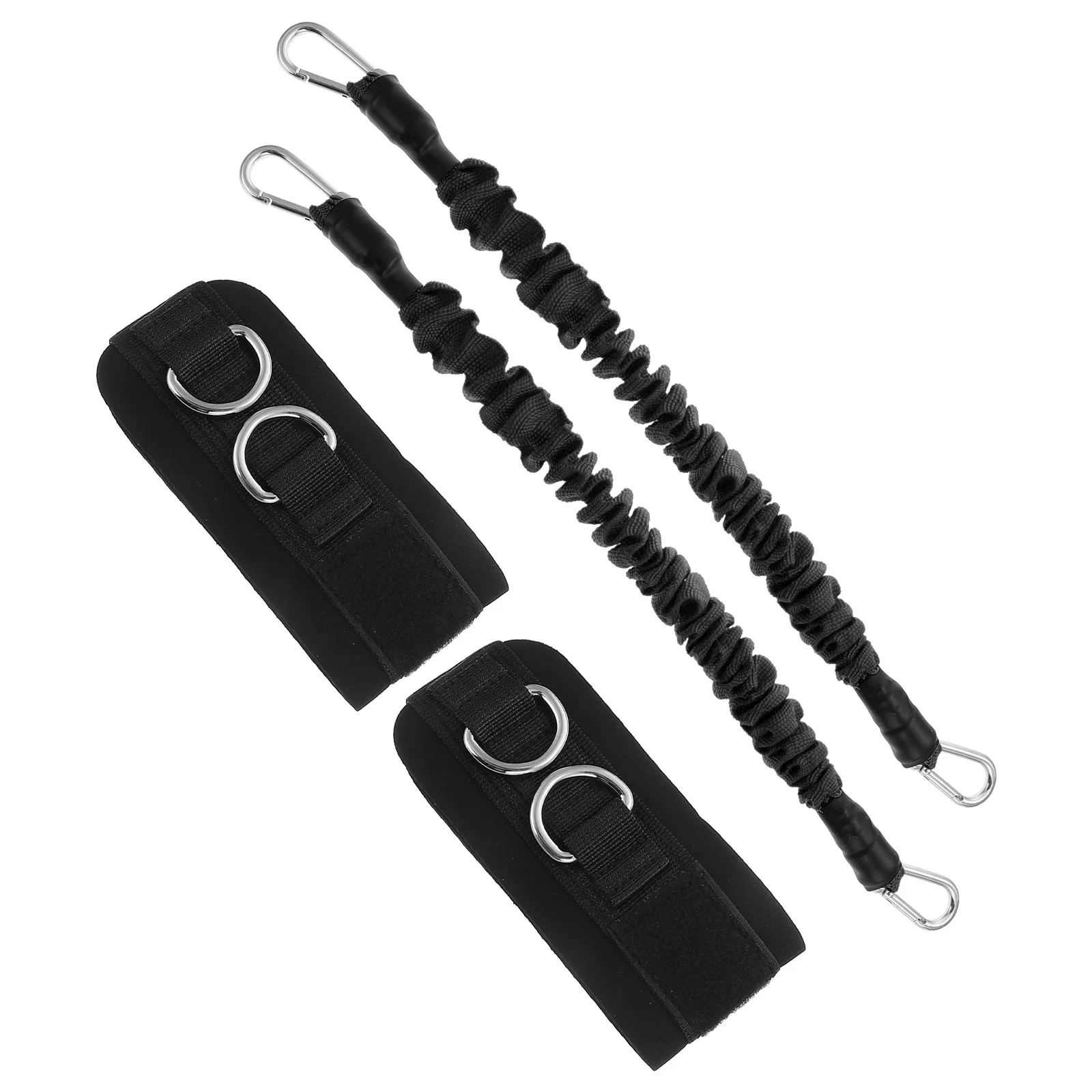 

1Set Leg Resistance Bands Professional Portable Ankle Straps Adjustable Fitness Training Tube Bands for Indoor Outdoor Exercise