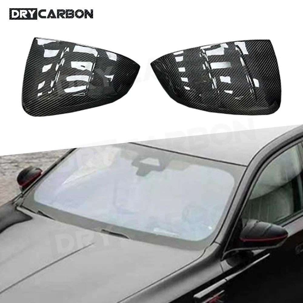 Dry Carbon Fiber Car Side Rearview Mirror Caps for BMW 7 Series G70 2023-2026 Mirror Cover Cap Body Kits