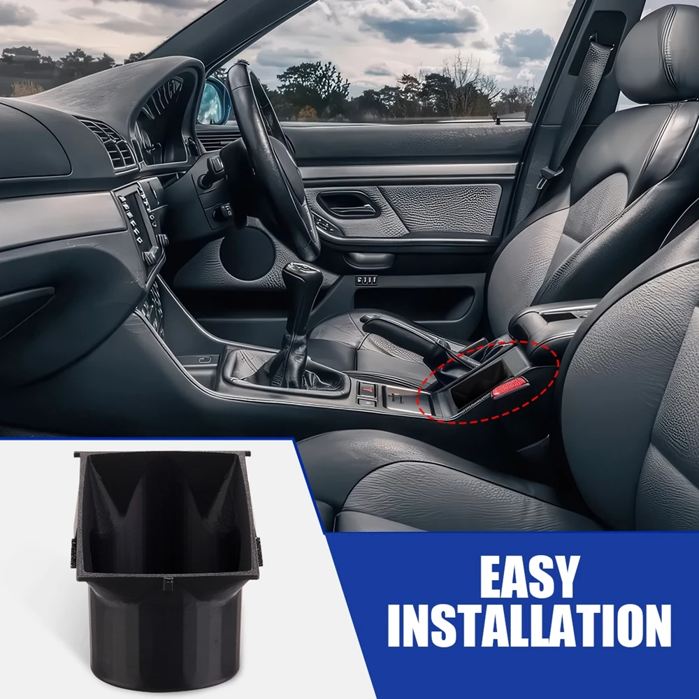 Integrated Cup Holder/Beverage Holder For BMW E39