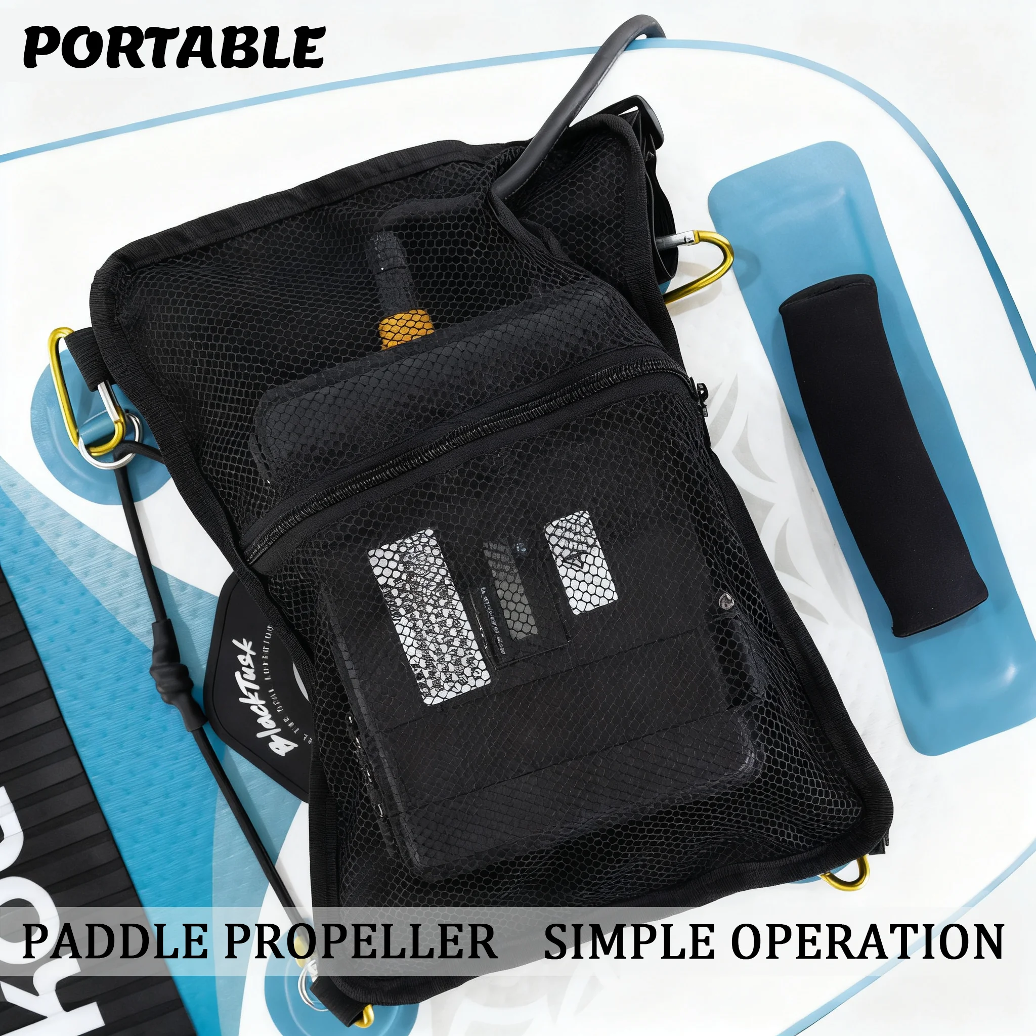 مجموعة محرك SUP المحمولة مع جهاز تحكم عن بعد، محرك التصيد خفيف الوزن تحت الماء للوحة المجداف الوقوف، السباحة الكهربائية P #5