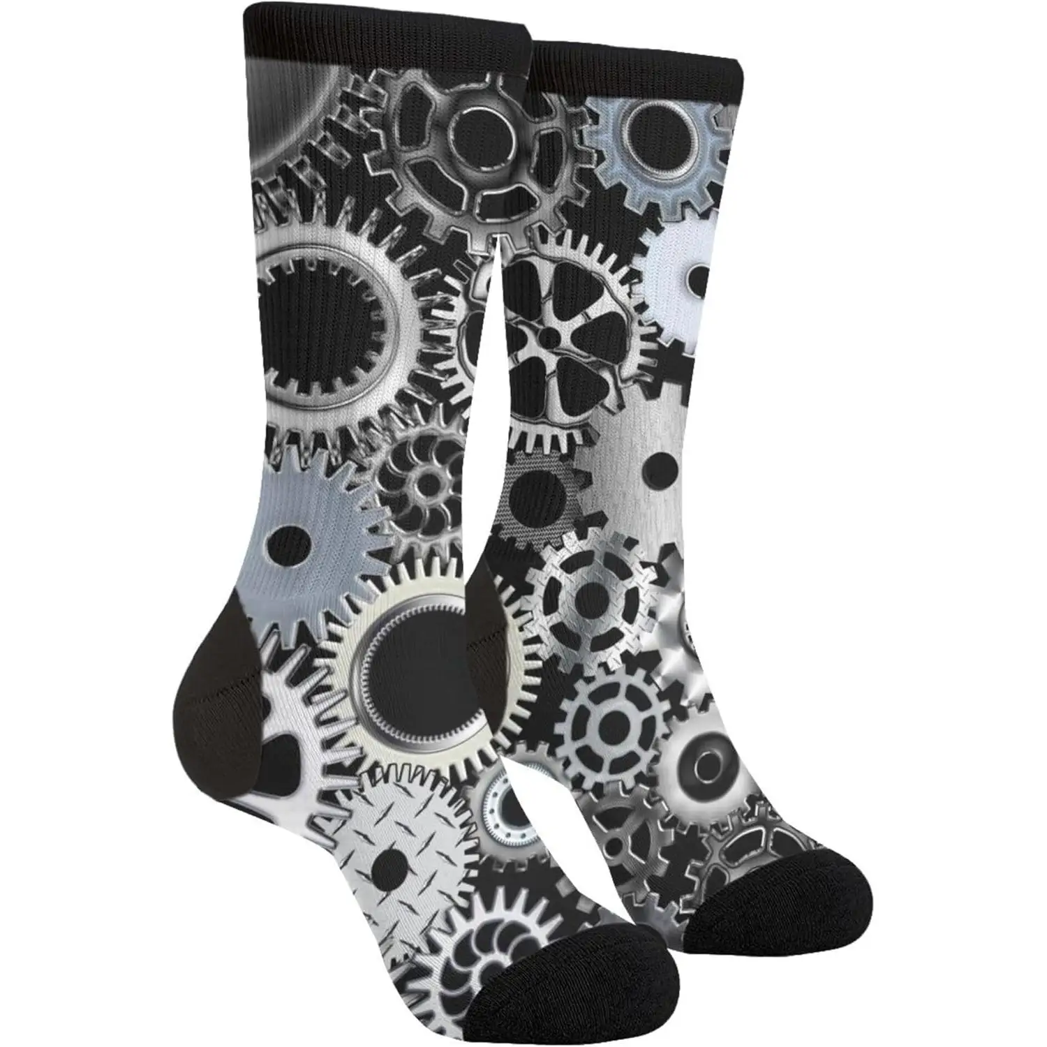

Носки Mechanical Engineering Gear Crew, забавные новые носки унисекс, один размер, подходят для большинства дышащих в стиле Харадзюку в стиле ретро