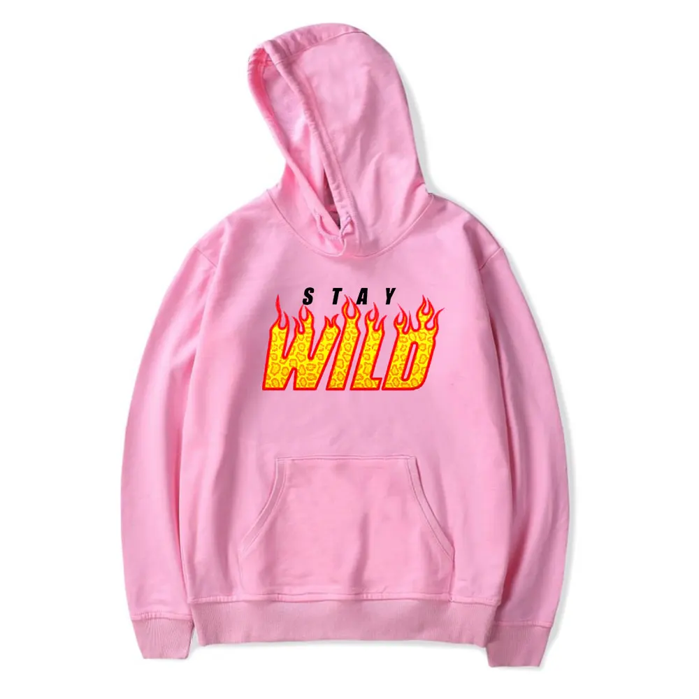 Ben Azelart Stay Wild Merch Hooded Drawstring Pocket Sweatshirt Men/women youtuber Pullover