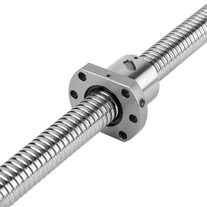 Ballscrew SFU1204 SFU1605 SFU2005 SFU1610 SFU1604 100 150 200 250 400 500mm C7 Roller Ball Screw Single Ball Nut For CNC Parts