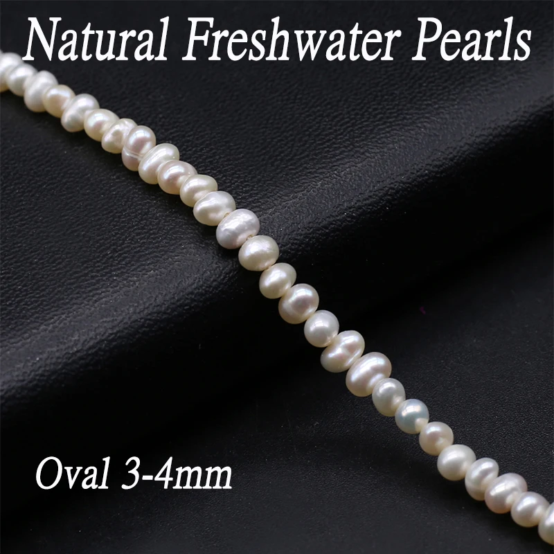 

Natural Zhuji Freshwater Culture Pearl Beads Loose Spacer Pearl Bead for Jewelry Making Diy Women Choker Gifts Accessory 37cm