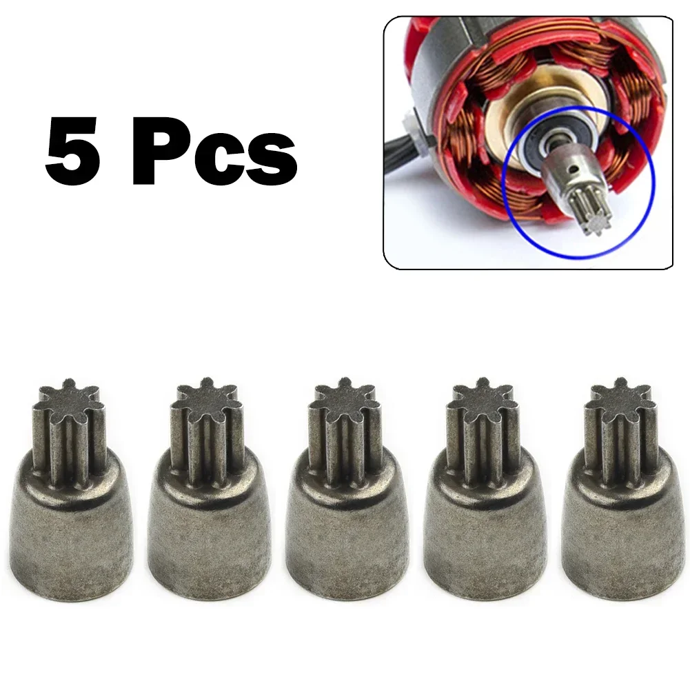 Dentes Manga de Engrenagem 4.98 mm Diâmetro do Eixo para 2106 Chave de Impacto Elétrica sem Escova Engrenagem do Motor 7t Ferramentas Elétricas Acessórios Peças
