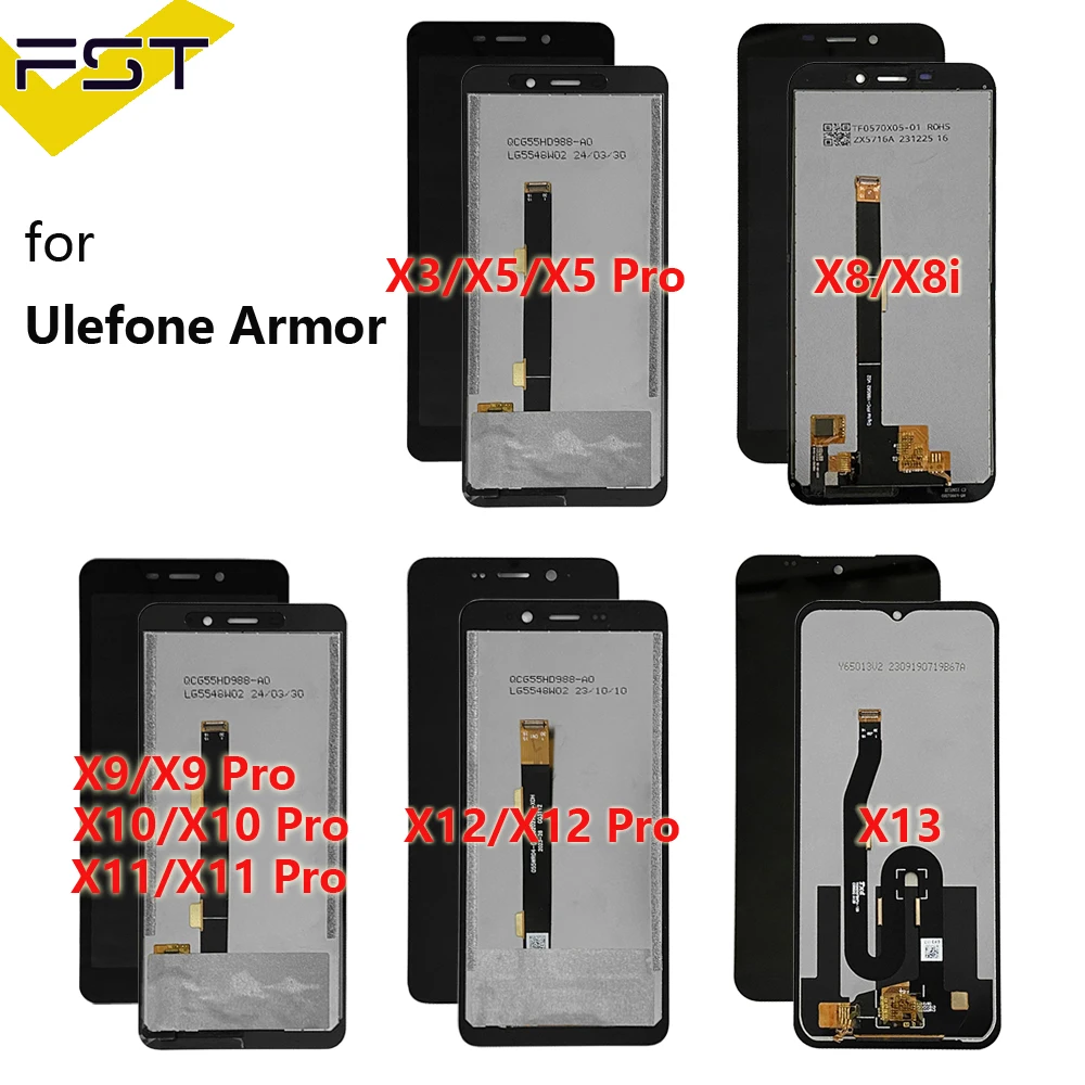 For ULEFONE ARMOR X3 LCD Display Touch Screen Digitizer Assembly Armor X8 X8i For ARMOR X5 X13 Armor X9 X10 X11 X12 Pro X31 LCD