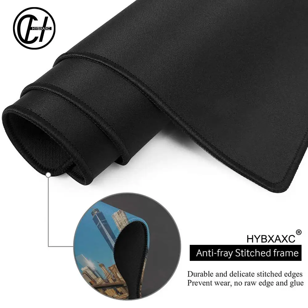 New York City Mouse Pad Laptop Non-slip Rubber Pad Computer Game Cabinet Keyboard Carpet Extended Game Mouse Pad