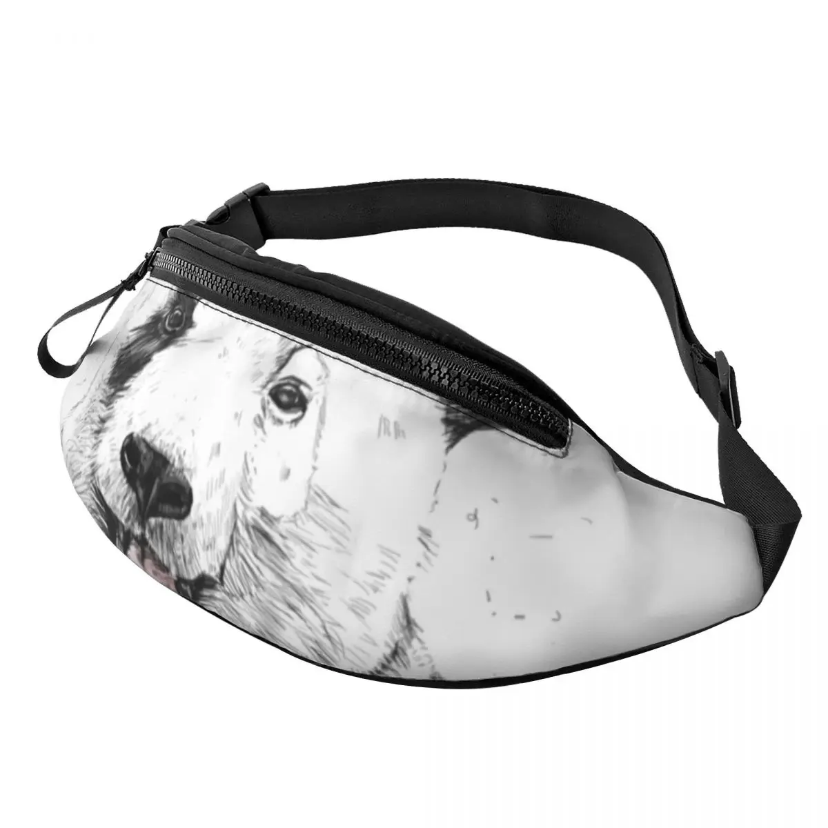 Panda Boxing Waist Bag the Winner Pattern Polyester Waist Pack Naturehike Teenagers Bag