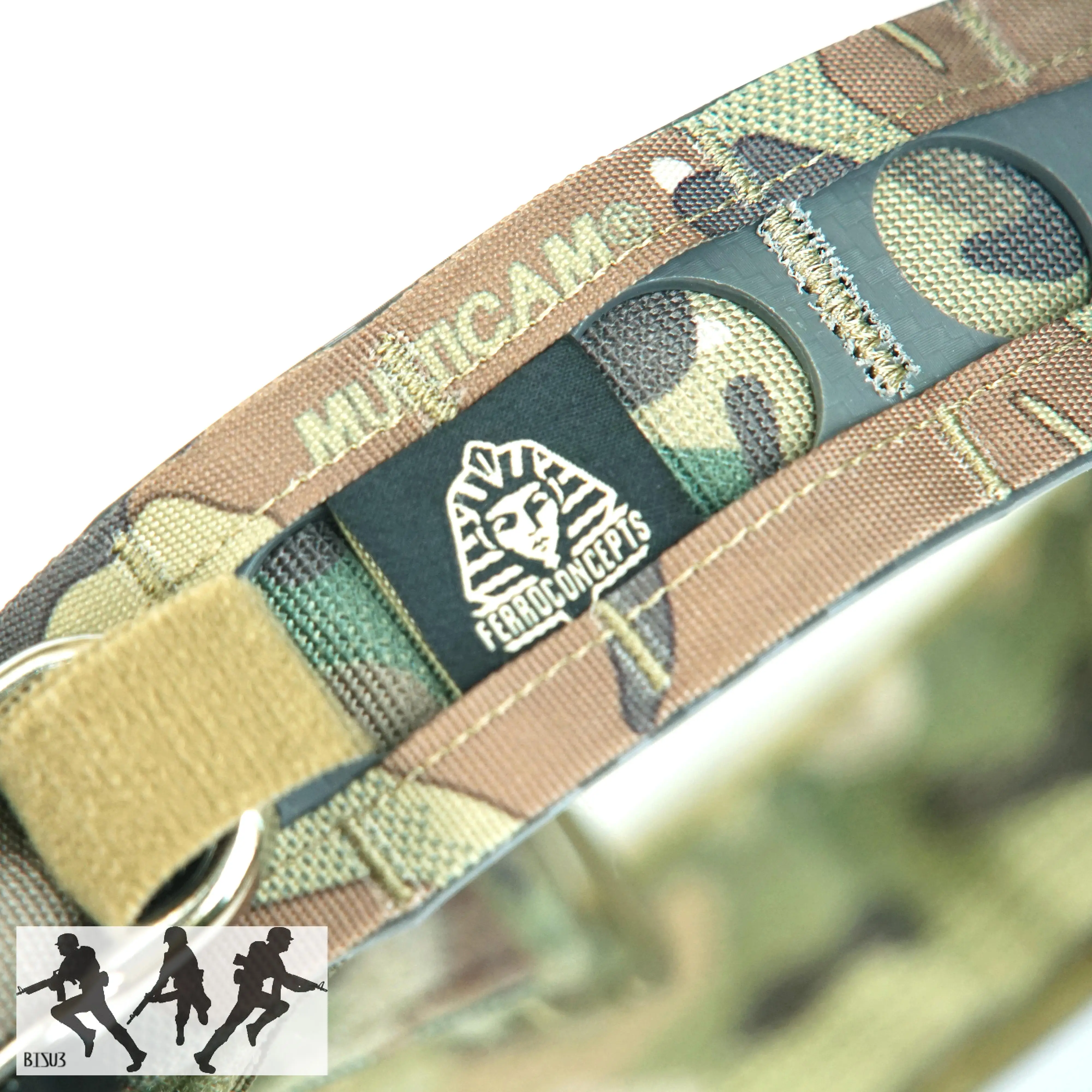 Tactical Bison Belt Shape Waist Seal Metal buckle Military Airsoft Waistband Inside and Outside Style Ferro style Belt