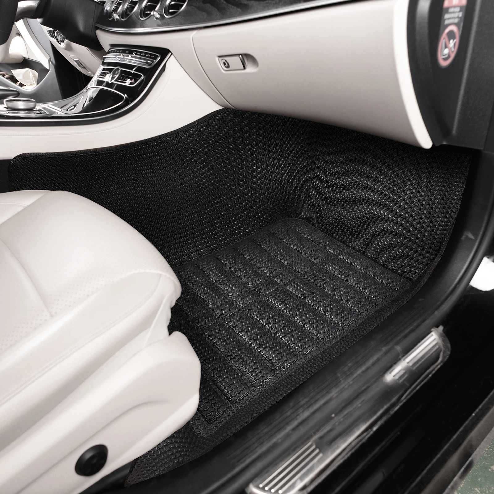 سجادة متينة مانعة للانزلاق لأرضية السيارة دودج رام ، سجادة سهلة التنظيف ، سجادة أرضية مقاومة للاهتراء ، كابينة عمل كلاسيكية-من طراز CrewCab #3