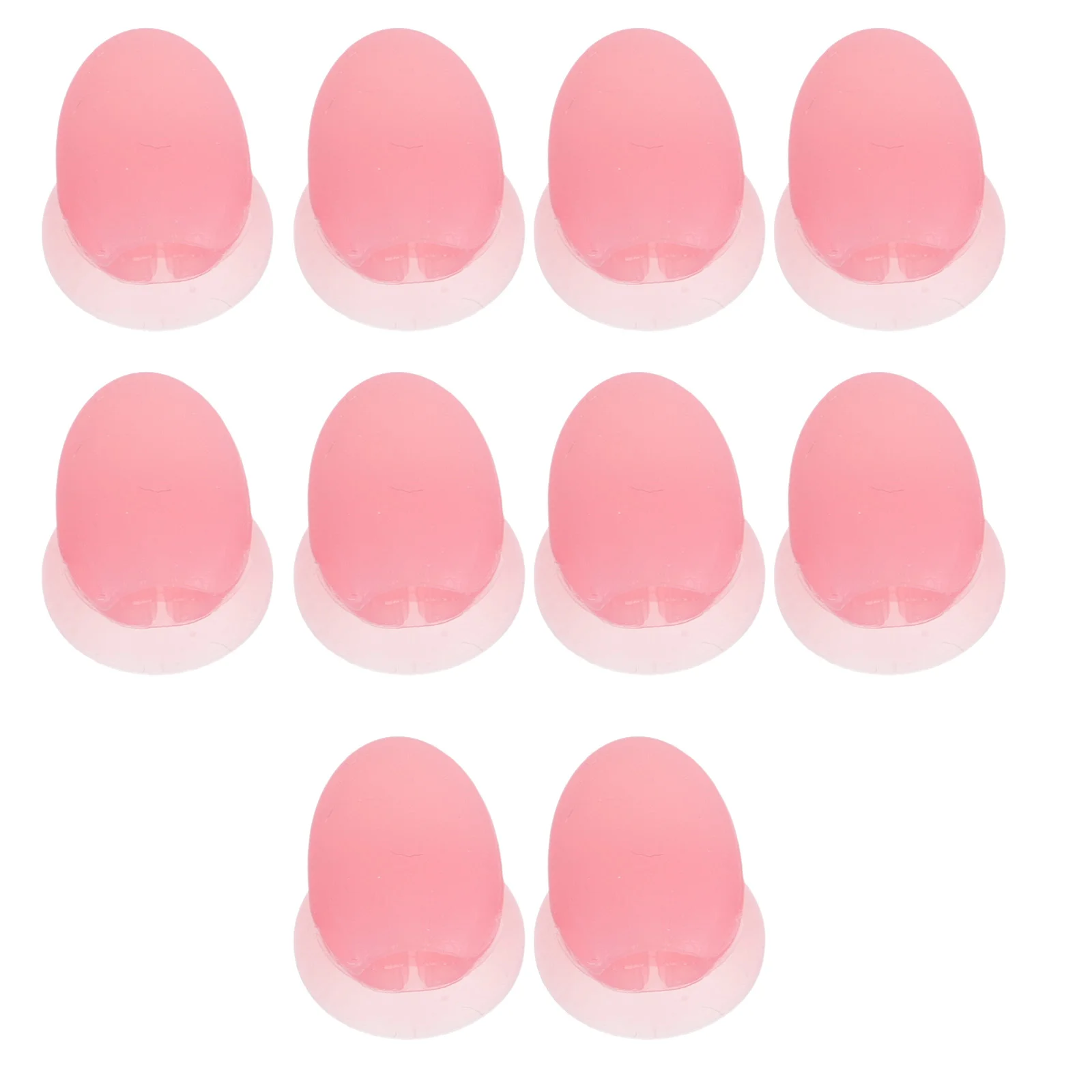 Lot de 10 éponges de maquillage en silicone pour peaux sensibles