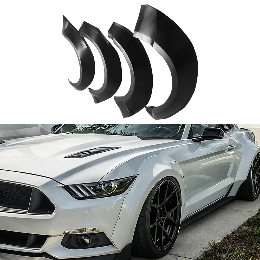 

High Quality Fiber Reinforced Plastic Fender Flared - High Polished Surface Screws Easy Installation ForMustang