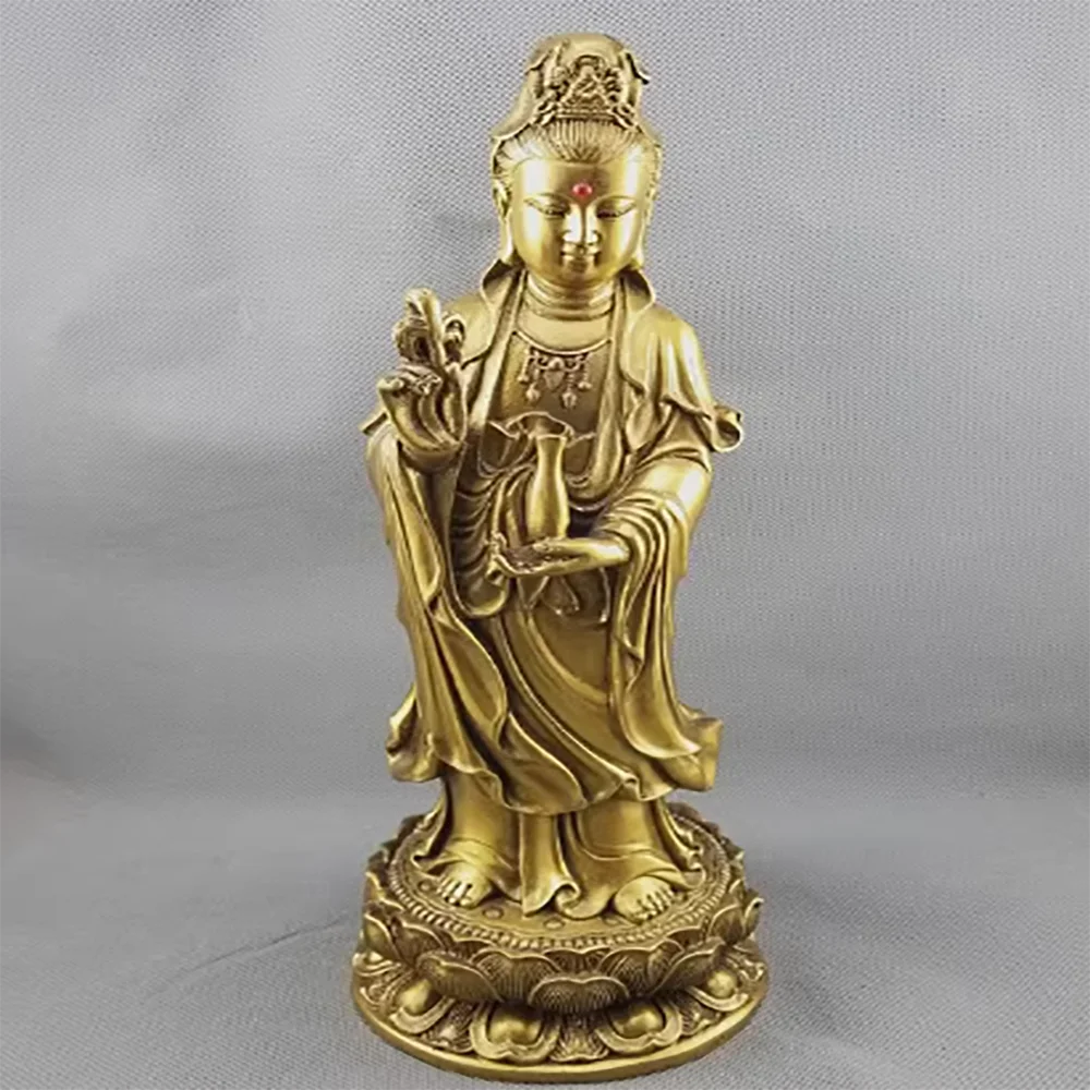 Statue decoration of Guanyin Bodhisattva Ruyi Guanyin, who saved all beings