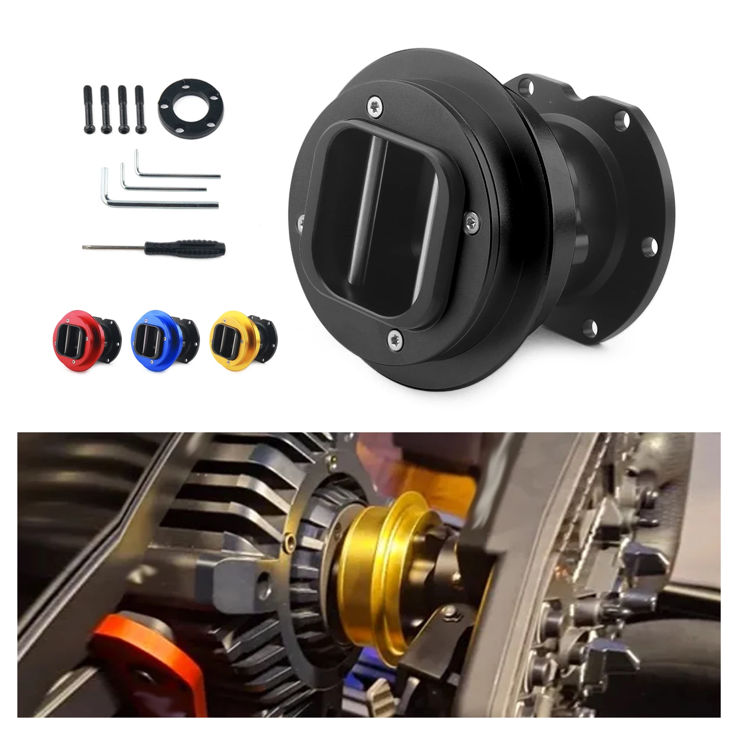 

QR2 Wheel-side and QR2 Pro Wheel-side For Fanatec Steering Wheel Accessories For Gran Turismo DD Pro (For QR2 upgrade)
