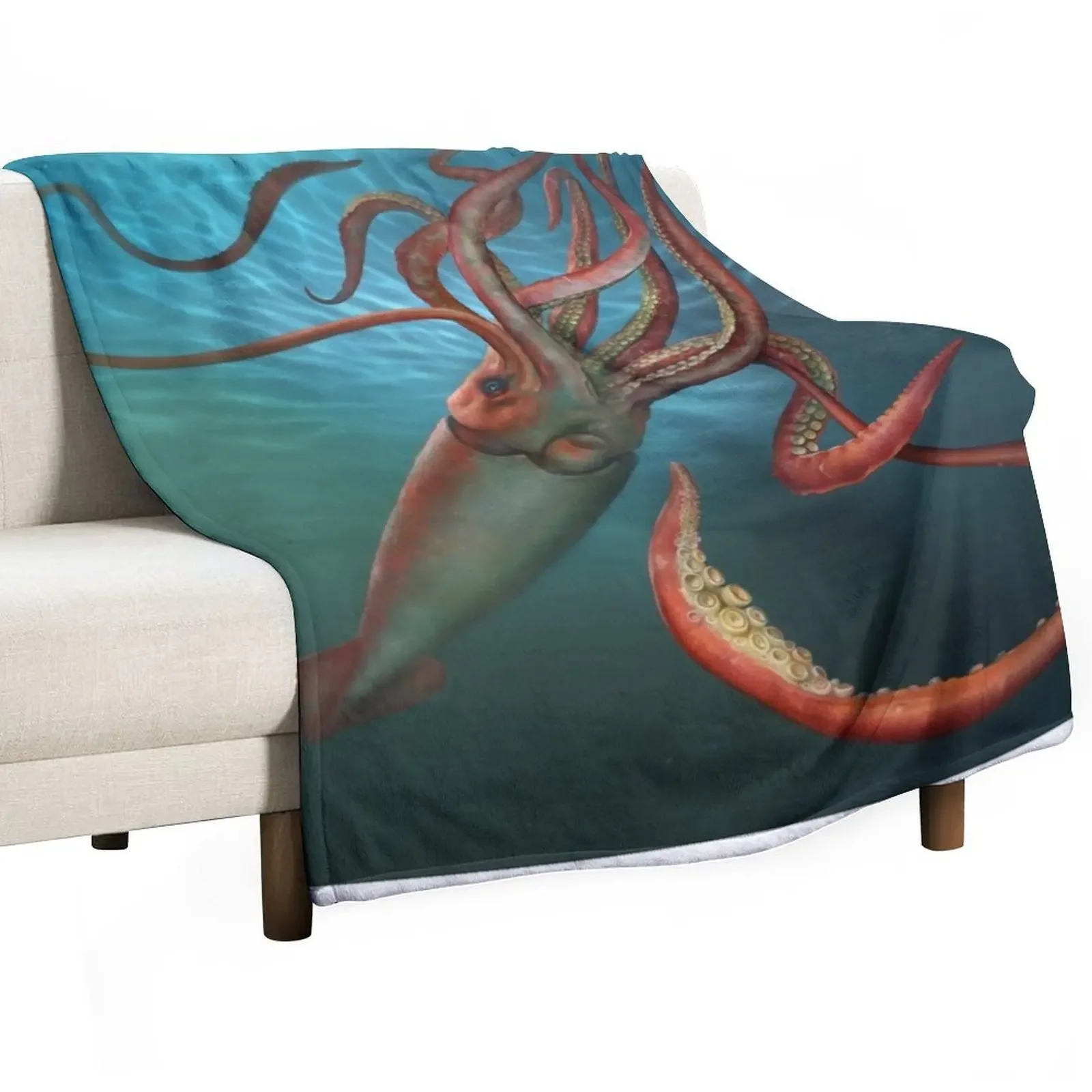 Giant Squid Throw Blanket Moving Luxury Throw Blankets