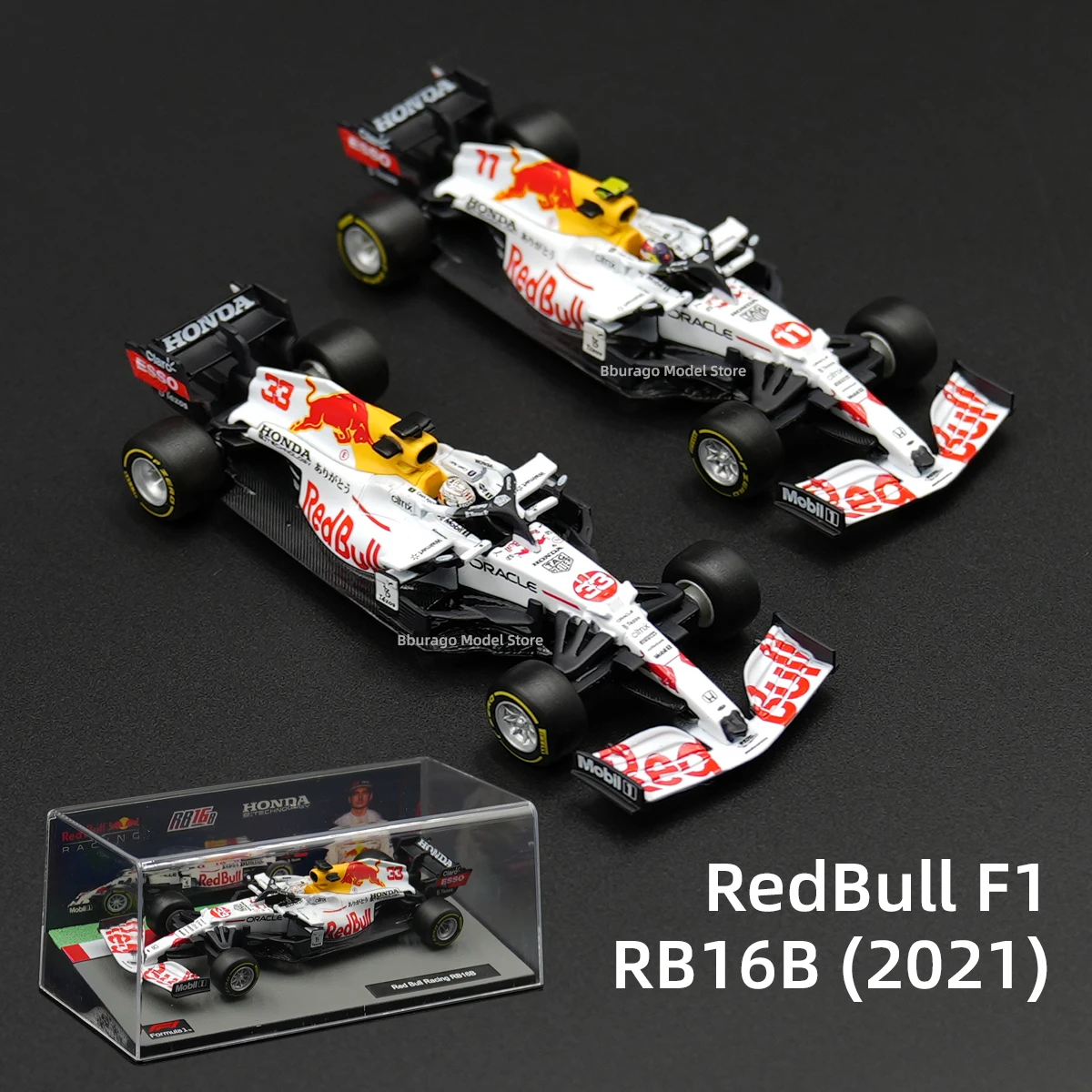 Bburago 1:43 RedBull 2021 RB16B #11 #33 Turkey F1 Formula Car Static Die Cast Vehicles Collectible Model Racing Car Toys