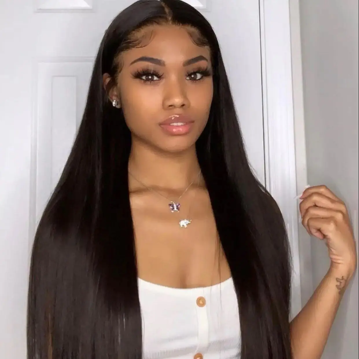 

Натуральные пряди волос 100% человеческие, высококачественные, прямые