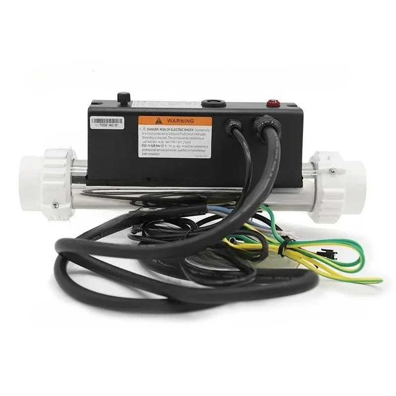 Aquecedor de spa externo 1000W 1500W 220V - Aquecedor de água para piscina pequena, sistema de circulação de tubos para banheira de hidromassagem