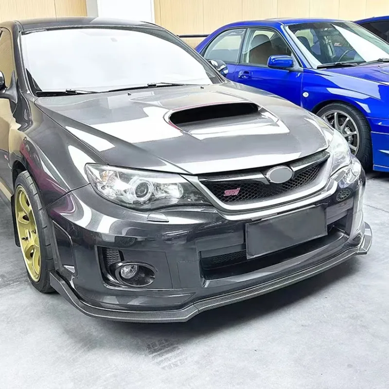 For 2011-2014 Subaru Impreza WRX STI Car Front Bumper Lip Chin Spoiler Splitter Diffuser Bodykit Exterior Tuning Accessories