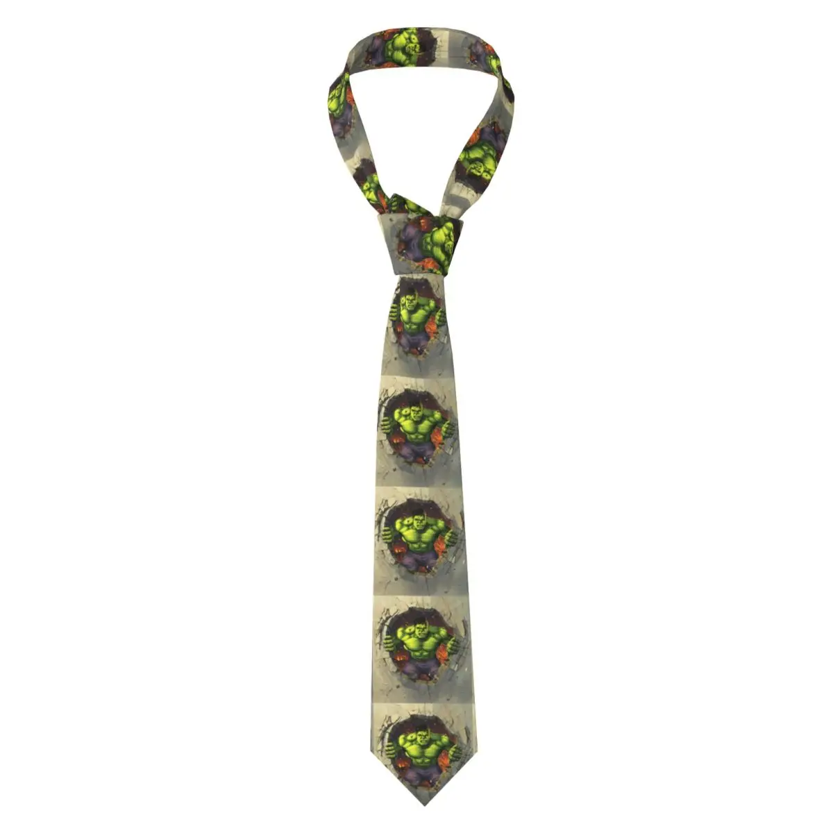 

Custom Hulk Neck Ties Men Printed Necktie Four Seasons Fashion Tie Necktie For Birthday Gift