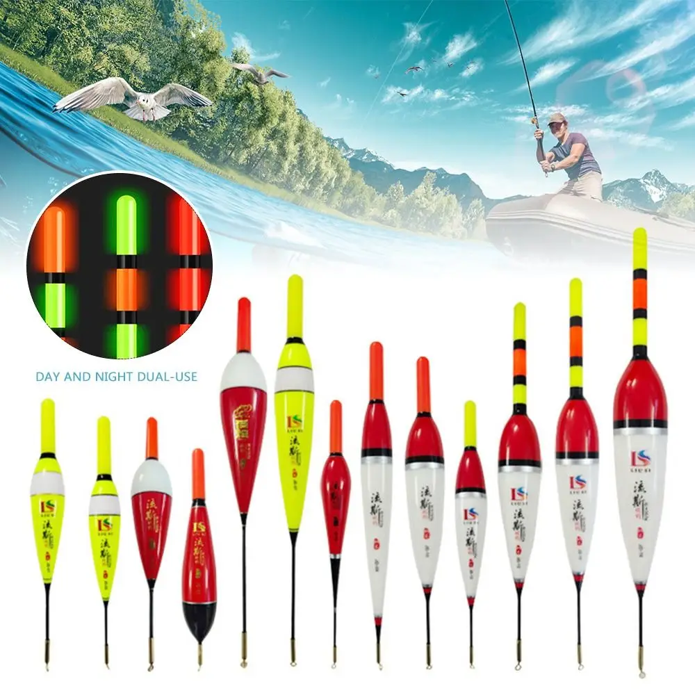 Electronic Rock Fishing Float 3 Lights Led Light Float Eye-Catching Indicator Big Belly Float Bobbers Accessories Fishing Tackle