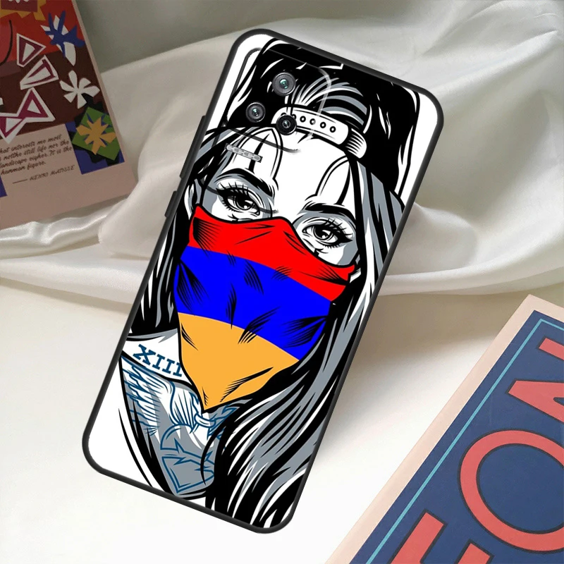 Armenian Flag Case For Xiaomi 14 13 Ultra 12 Lite 11T 12T 13T Pro POCO M6 X3 X5 X6 Pro F3 F5 M5s Cover