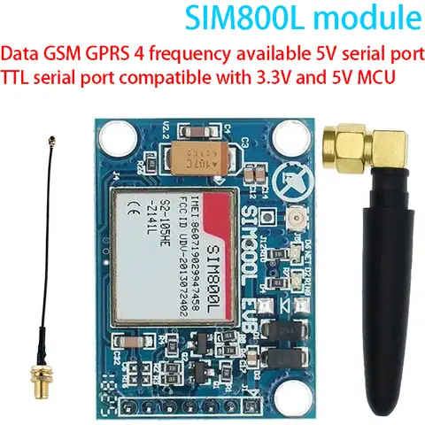 GSM SMS SIM800L module SMS data GSM GPRS 4 frequency available 5V serial port