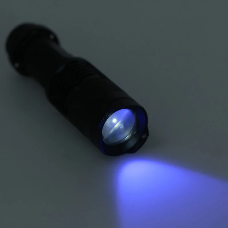 Ultra Violet LED Flashlight Light 365 nM Inspection Lamp Torch