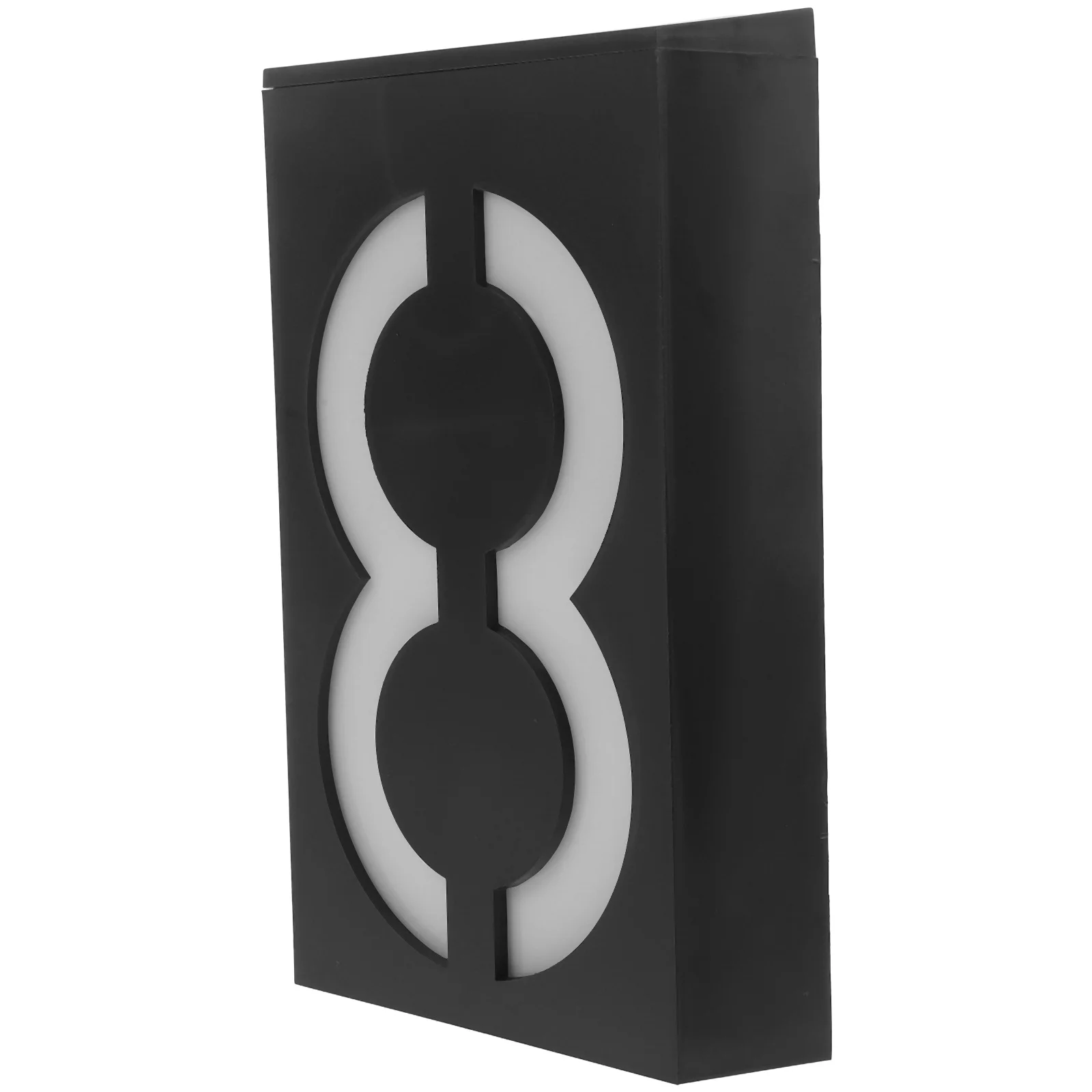 

Solar Powered House Number Sign Waterproof Illuminated Address Plate For Outdoor Front Door Use Led Lighted Solar Doorplate