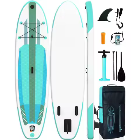 Inflatable Stand Up Paddle Board, Premium Accessories | Non-Slip 5MM EVA Deck &amp; Foam Handles, Camera Mount, SUP Paddleboard