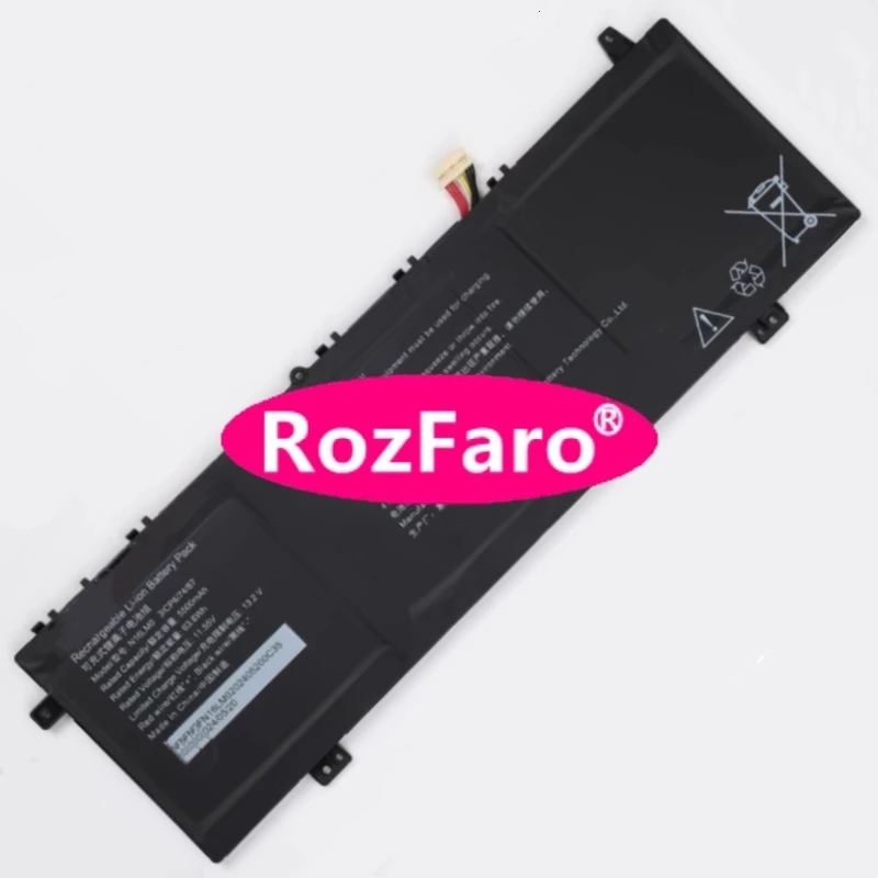 

RozFaro For Digma Pro Pactos DN16P5-ADXW01 N16LM0 11.55V 63.6Wh 5500mAh Laptop Battery For Digma Pro Pactos DN16R7-ADXW03 16inch