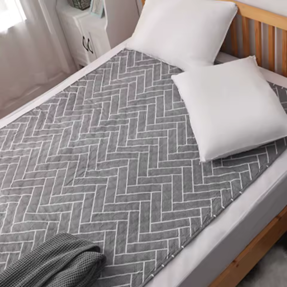 전기장판 사용 모습