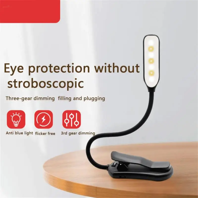 

Rechargeable Night Light Bedroom Decoration Book Light 30x4.3x28cm Desk Lamp Usb Led Light Household Tools Reading Light Black