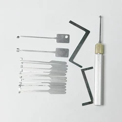 Brand New 14 Pcs Quick Open Toolkit For Advanced Hook Picks Tool Stainless Steel Locksmith Supplies Hardware Repair Tools