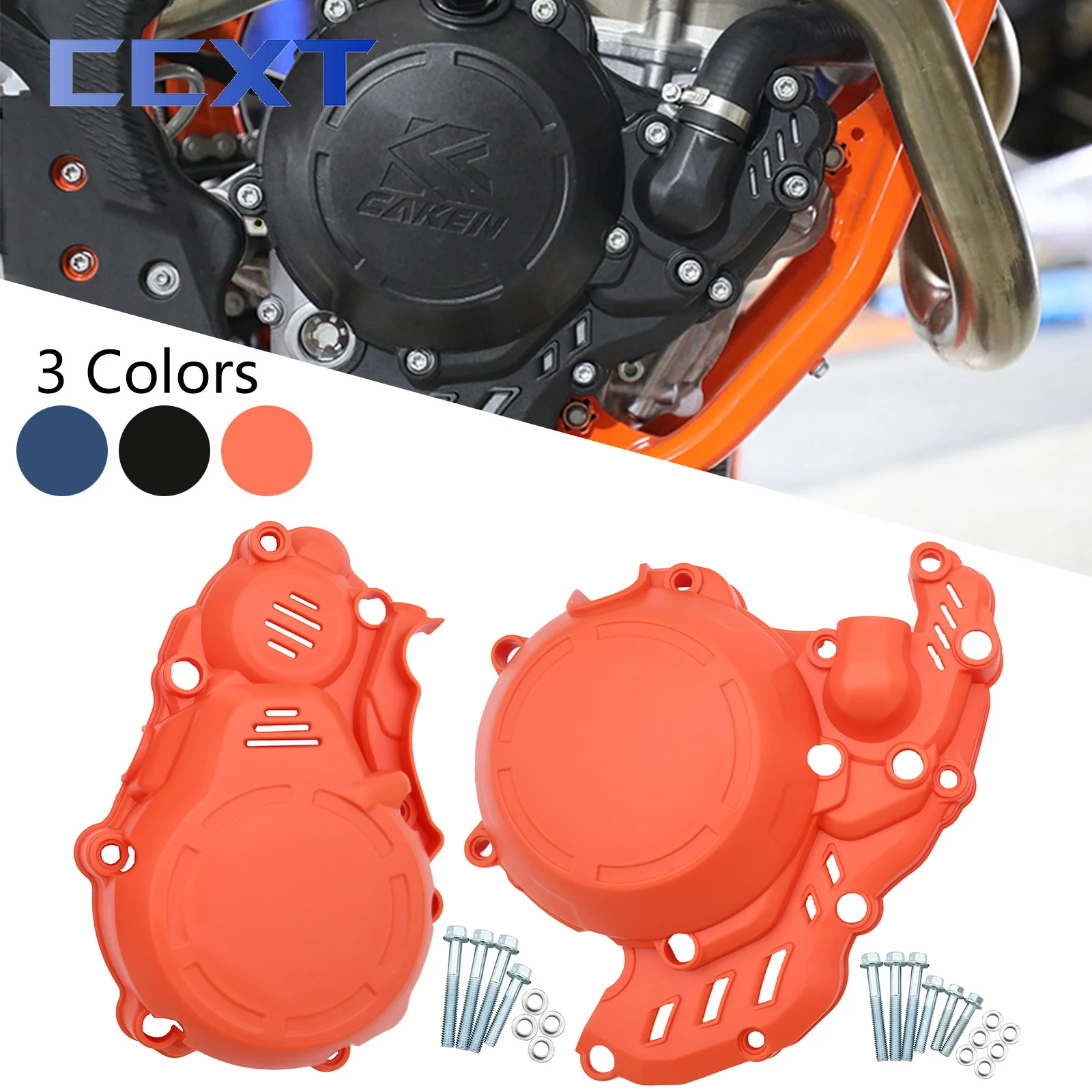 Motorcycle Ignition Clutch Cover Protector For KTM EXCF250 EXCF350 XCFW350 EXCF XCFW 250 350 2017-2021 Motocross Accessories