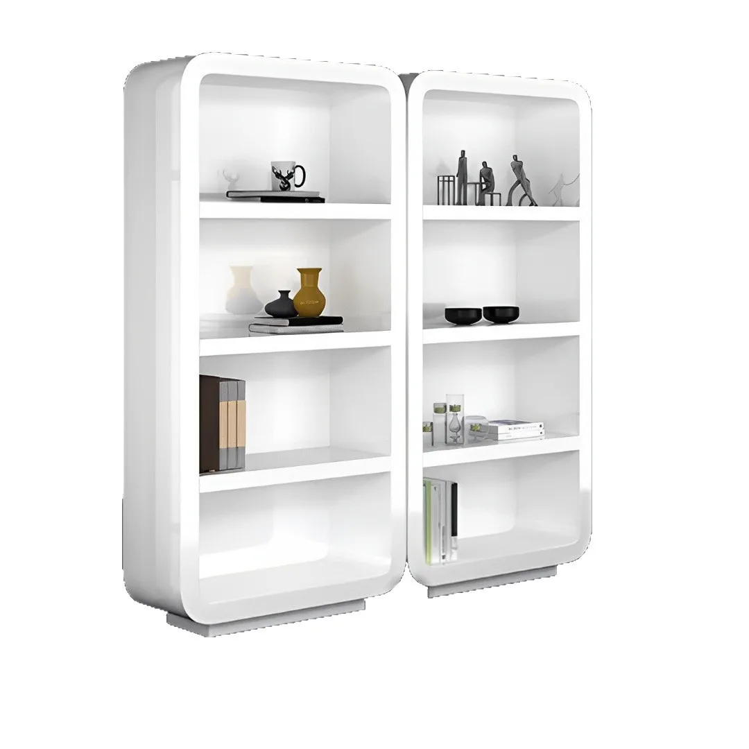 Simple file cabinet Modern office background Painted floor-to-ceiling display File cabinet Personalized office display Savings