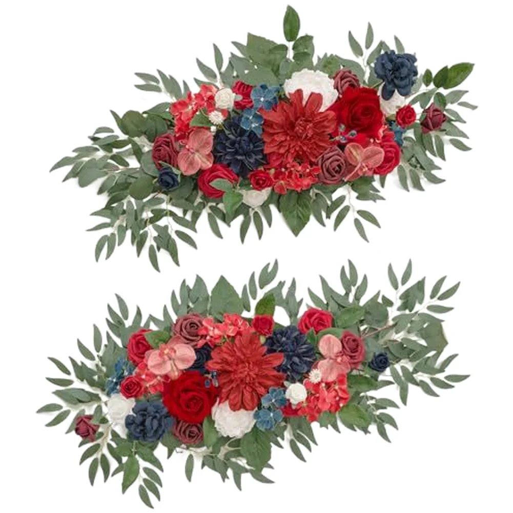 

Silk Flower Arrangement Wedding Arch Flowers Realistic Floral Design Versatile Home Decor Lifelike Rose Set Bridal Flowers