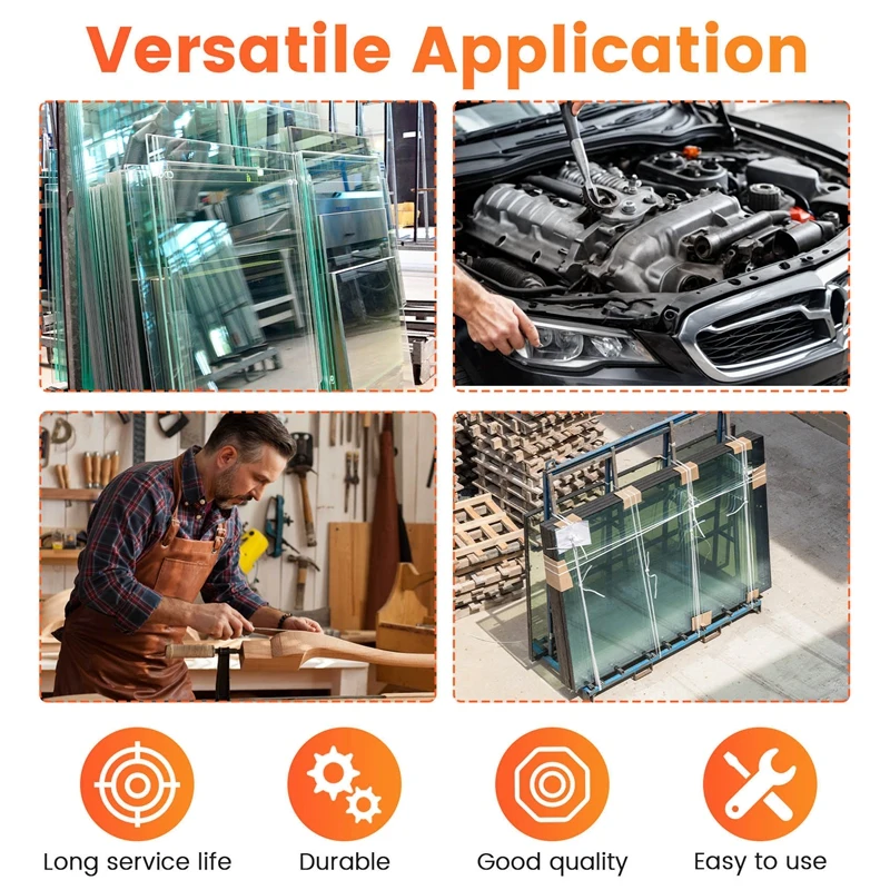 Ventosa de bomba manual de alta resistencia, ventosa cóncava de 3 ", 75Mm, con perno roscado G3/8