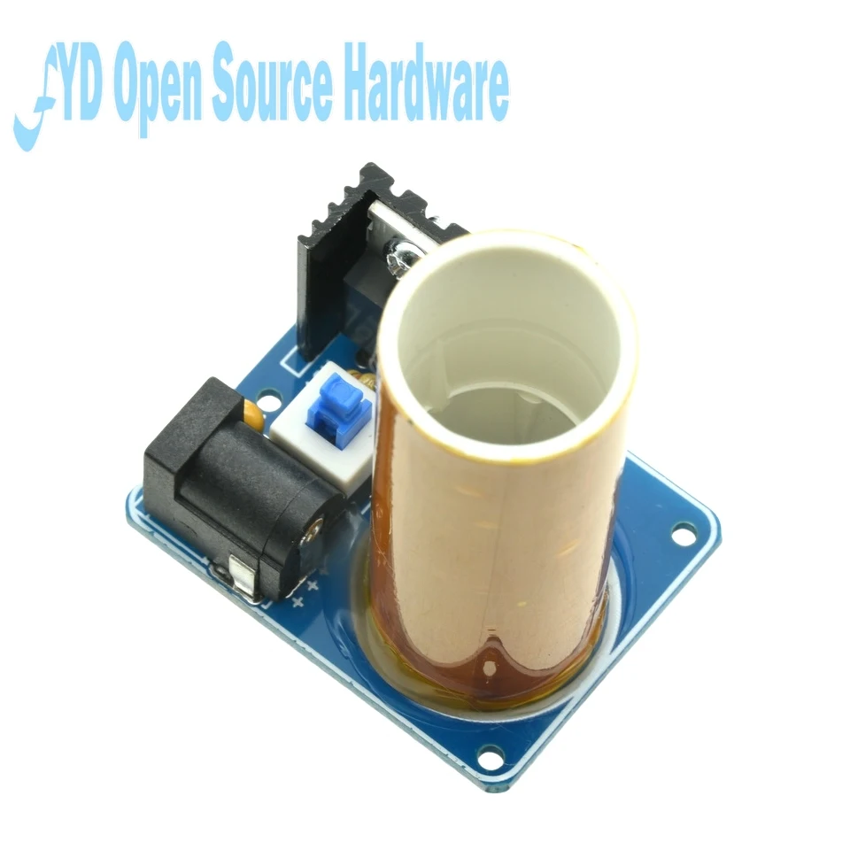 BD243 Mini Tesla Coil Kit – DIY Electronic Magic Prop for Wireless Lamp Ignition and Science Projects