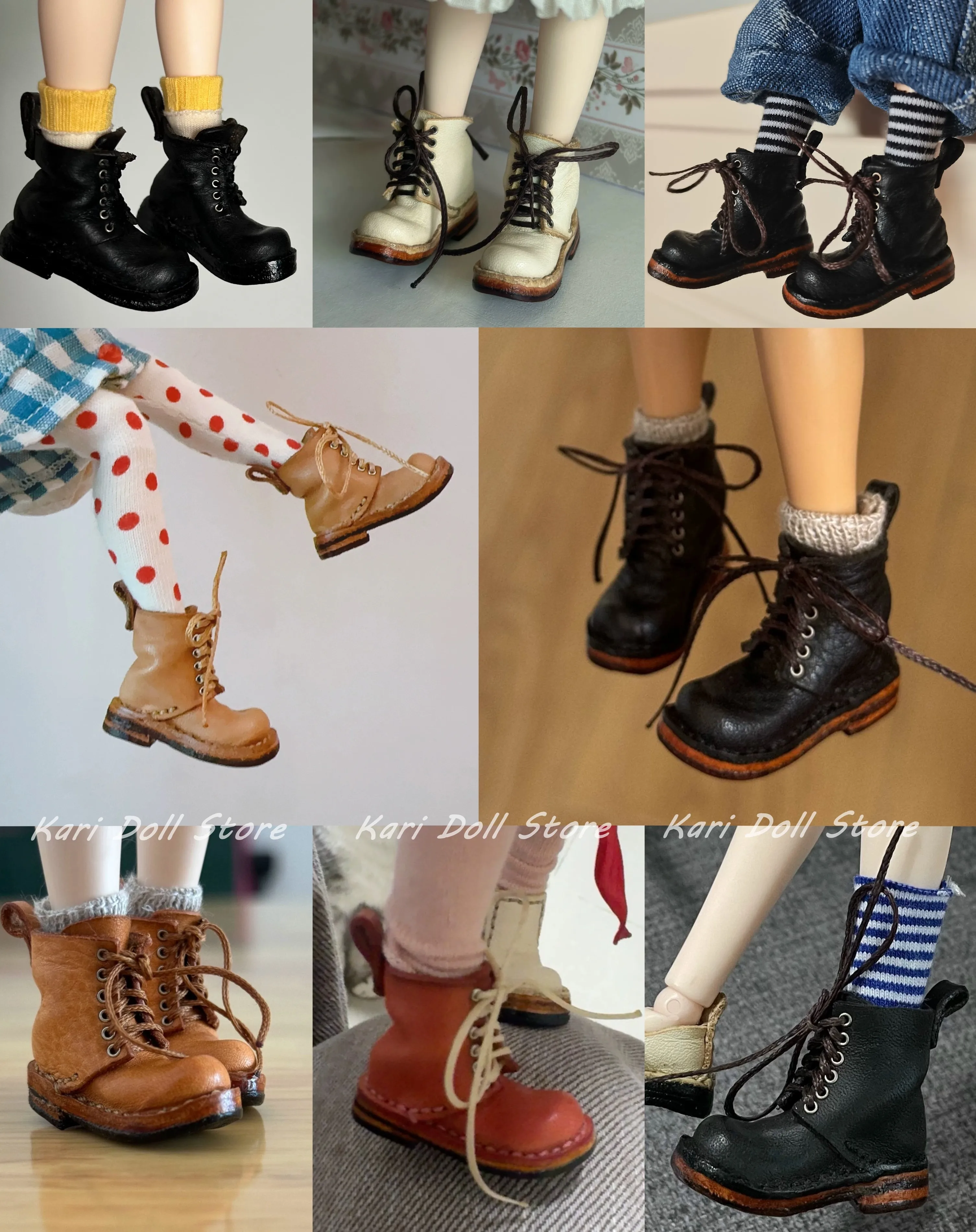 

Kari Doll Shoes Strapped boots for Landazz Landoudou ob24 ob22 Doll