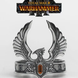 [Starforged Star Casting] Total War III Warhammer Game Peripheral Products Phoenix Crown Ring