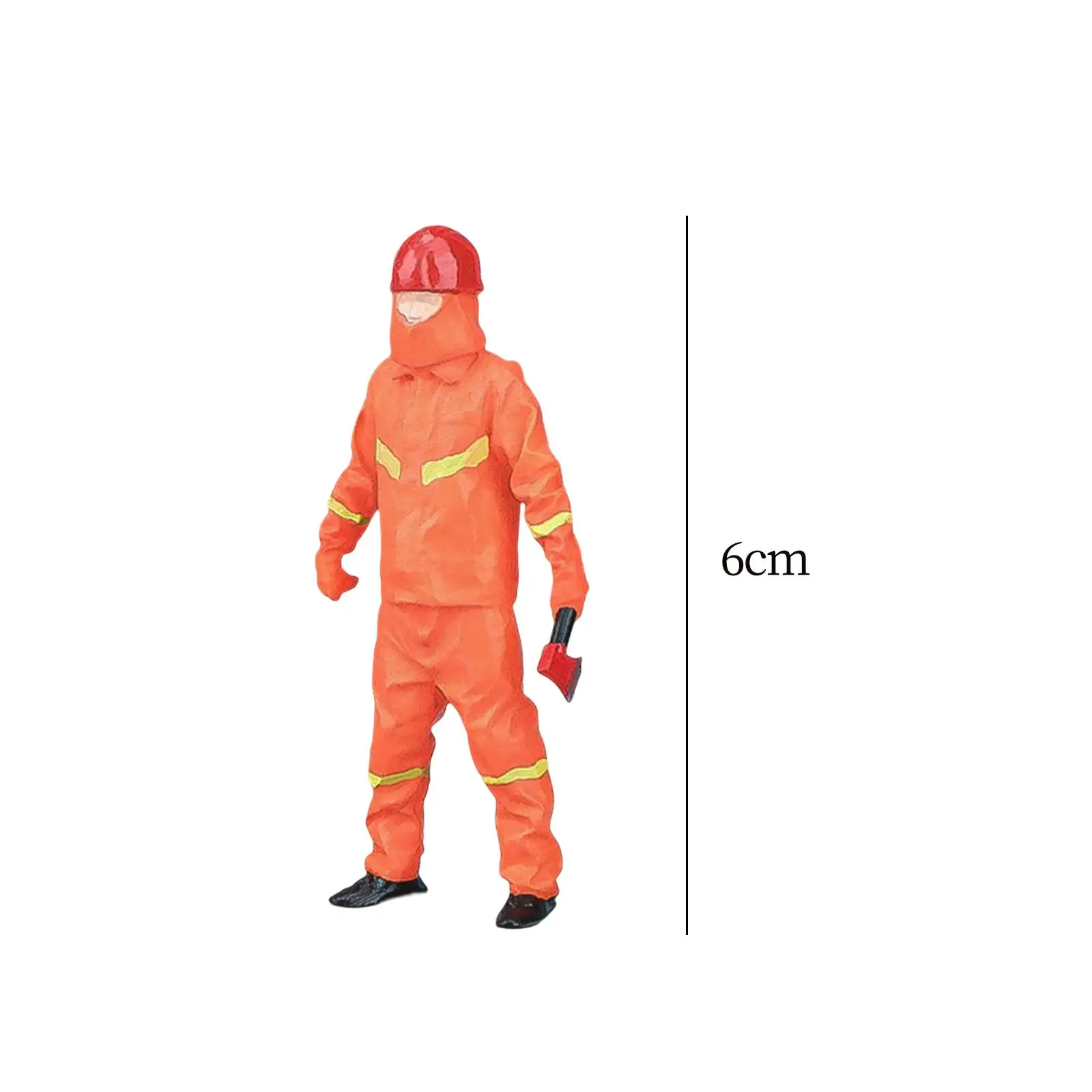 Simulatie 1/32 Modellen Mensen Figuren Ornament Kleine Mensen Brandweerman Figuren