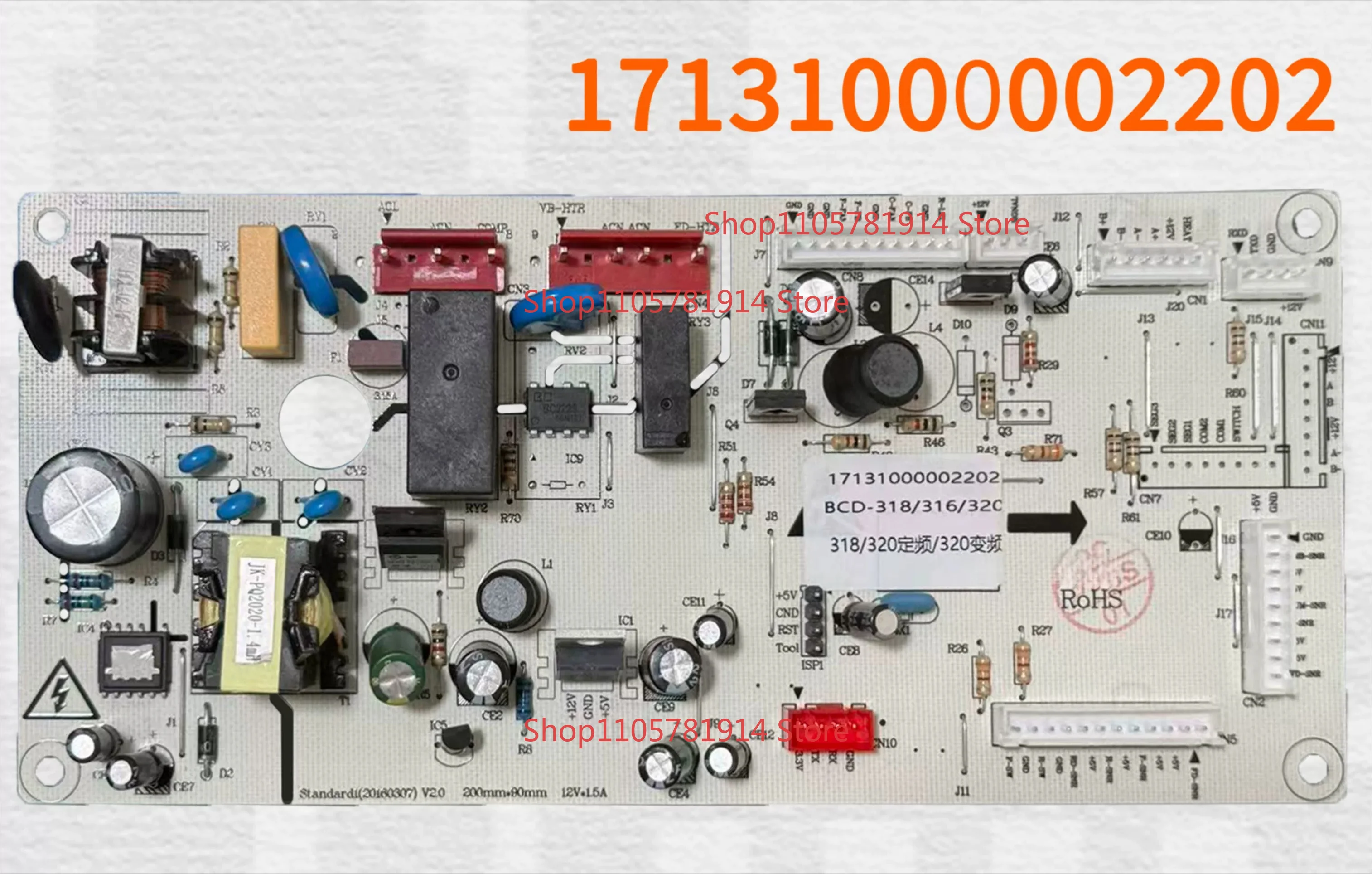 For Midea Refrigerator Computer Board BCD-318/320WGPZM Main Control Board Control Board 17131000002202