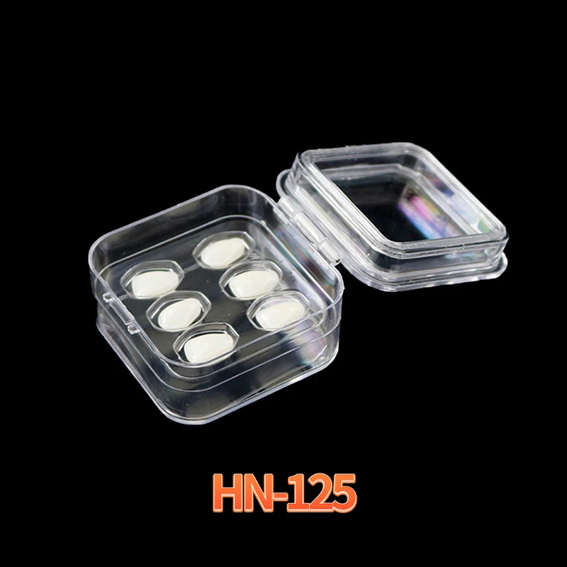 Teething Box with Film Dental Veneers Storage Box Adjustable Dental Veneers Isolation Box False Teeth Box Dentist Tool 6/16 Hole