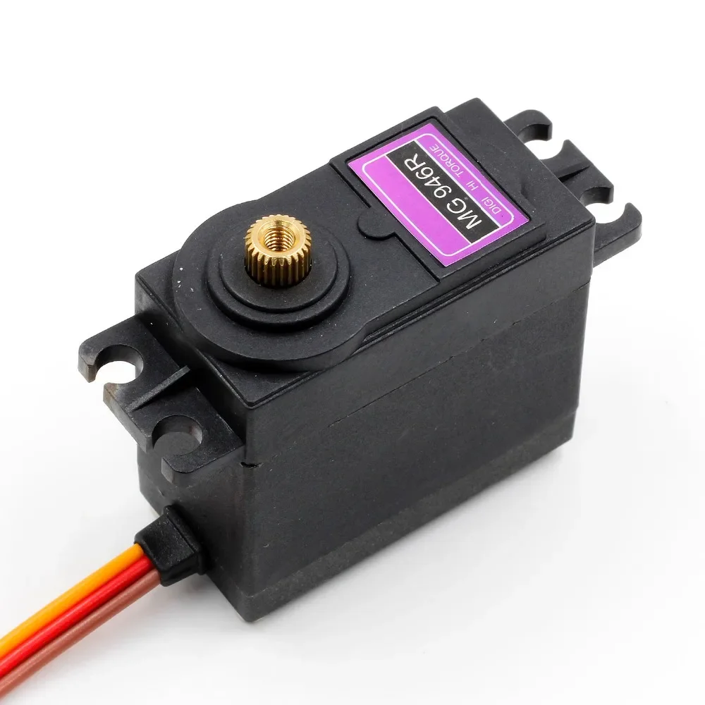 MG946R 13kg couple élevé RC Servos Robot numérique Servo moteur à engrenages en métal pour JR 1/8 1/10 RC voiture avion hélicoptère bateau bricolage jouets