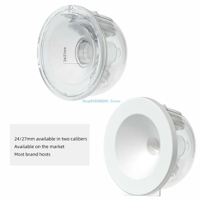 

K9FF 7Pcs Repalcement Attachment for S12 S9 Electric Breast Pumps Breastfeeding Milk Collector Cup with Flange Insert