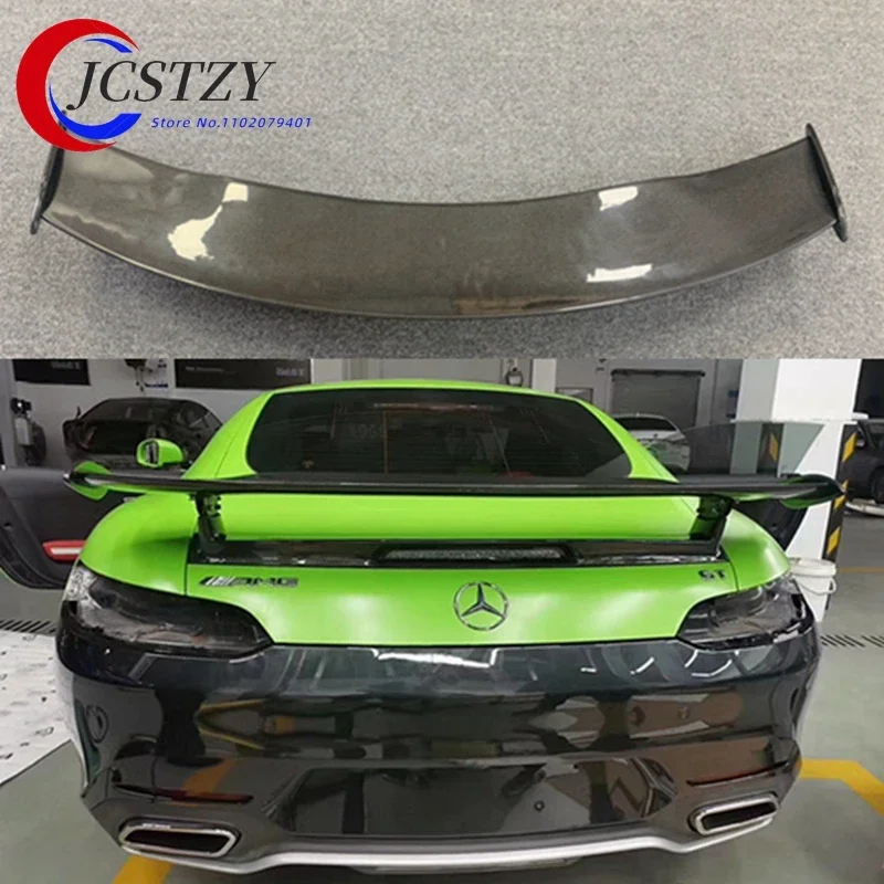 Carbon Fiber Spoilers Wing Lip Spoiler For Mercedes-Benz AMG-GT GTS GTR Carbon Fiber 2015-2018